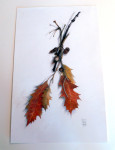 Fall - Four Seasons Series by Phyllis Steele 11 x 17 Pencil on paper