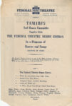 How Long Brethren WPA Playbill Title Page w Production Part 1